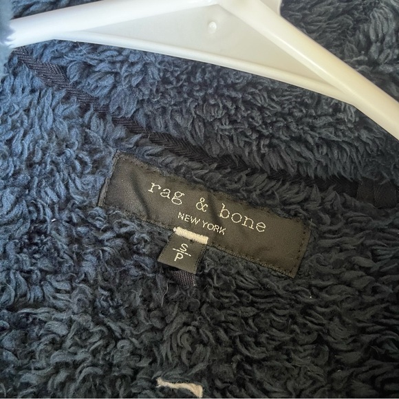 Rag & Bone Half Zip Logan Sherpa Pullover Sweater - Picture 8 of 8